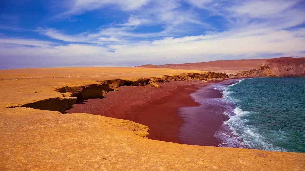 Desert Dunes Meeting the Pacific Humboldt Current - 2